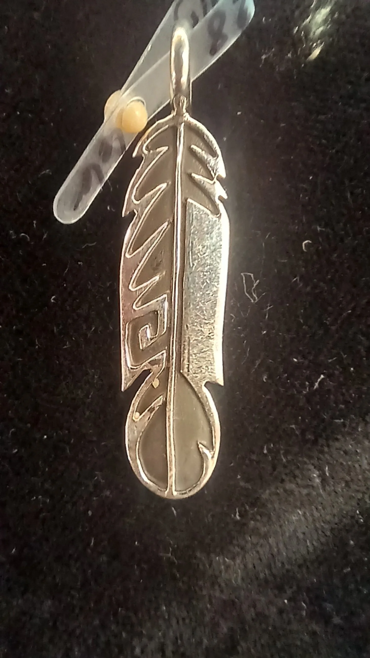 Silver Feather Pendant