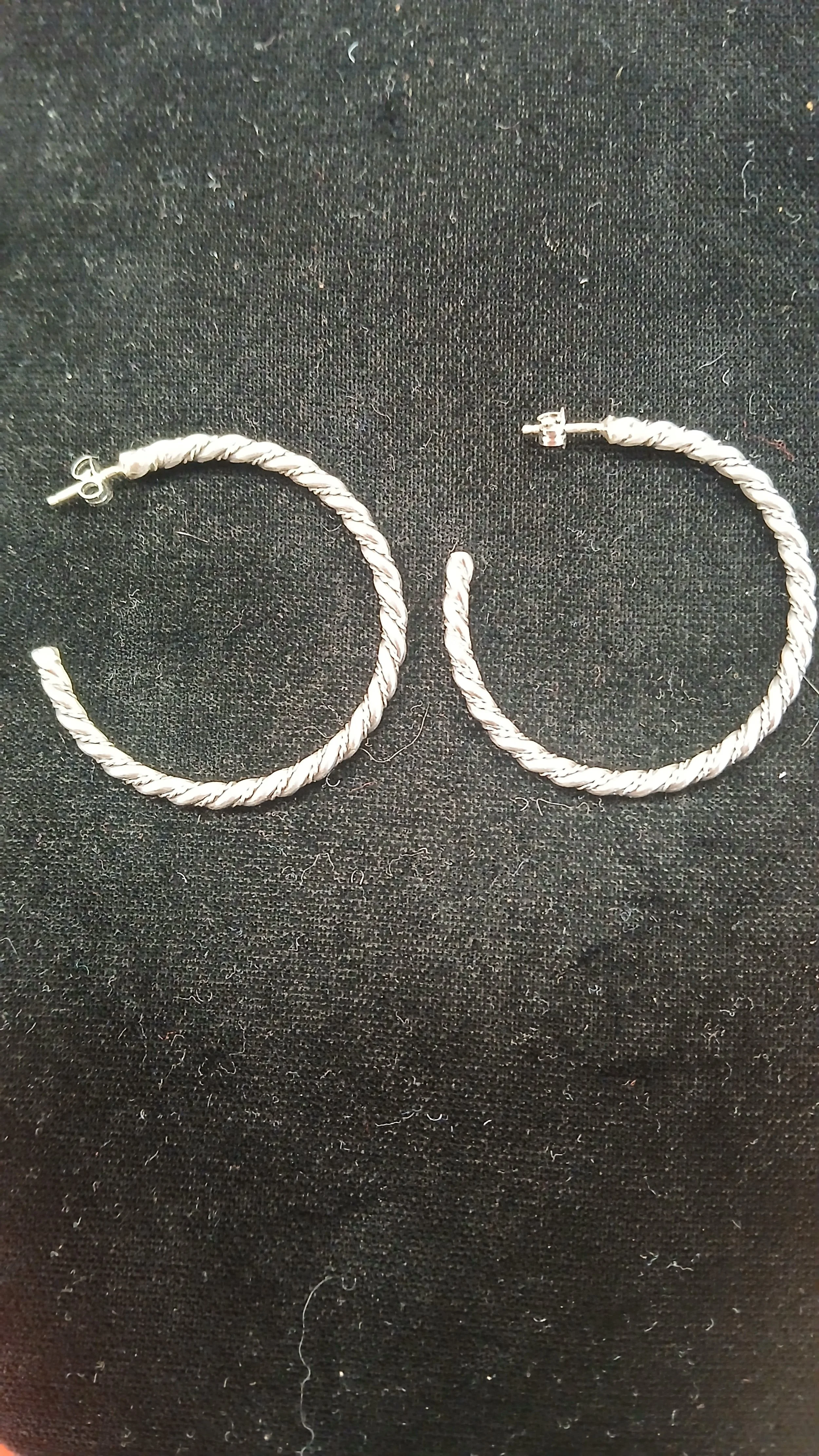 Silver Hoop Earrings