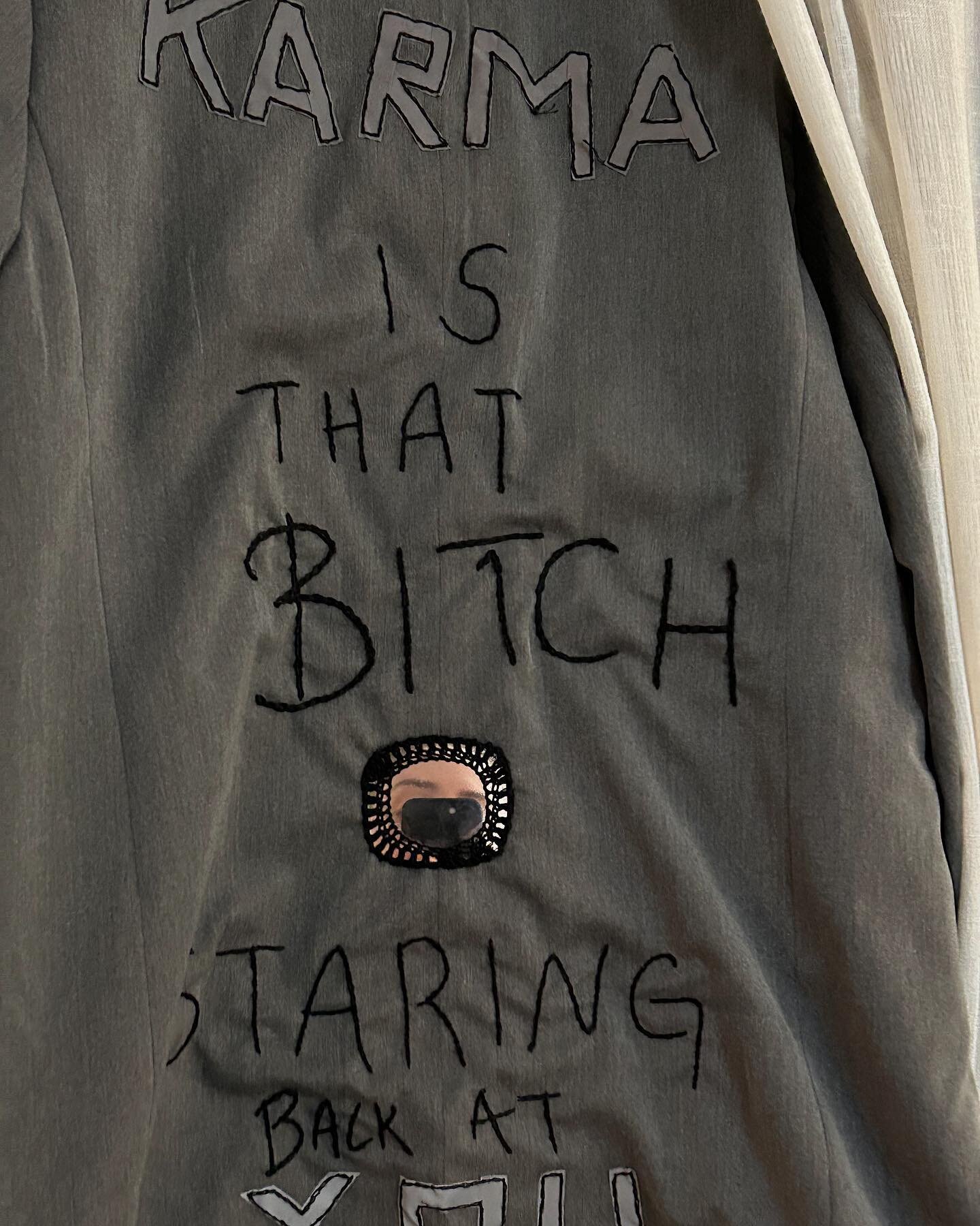 Karma is that bitch staring back at you🤷&zwj;♀️