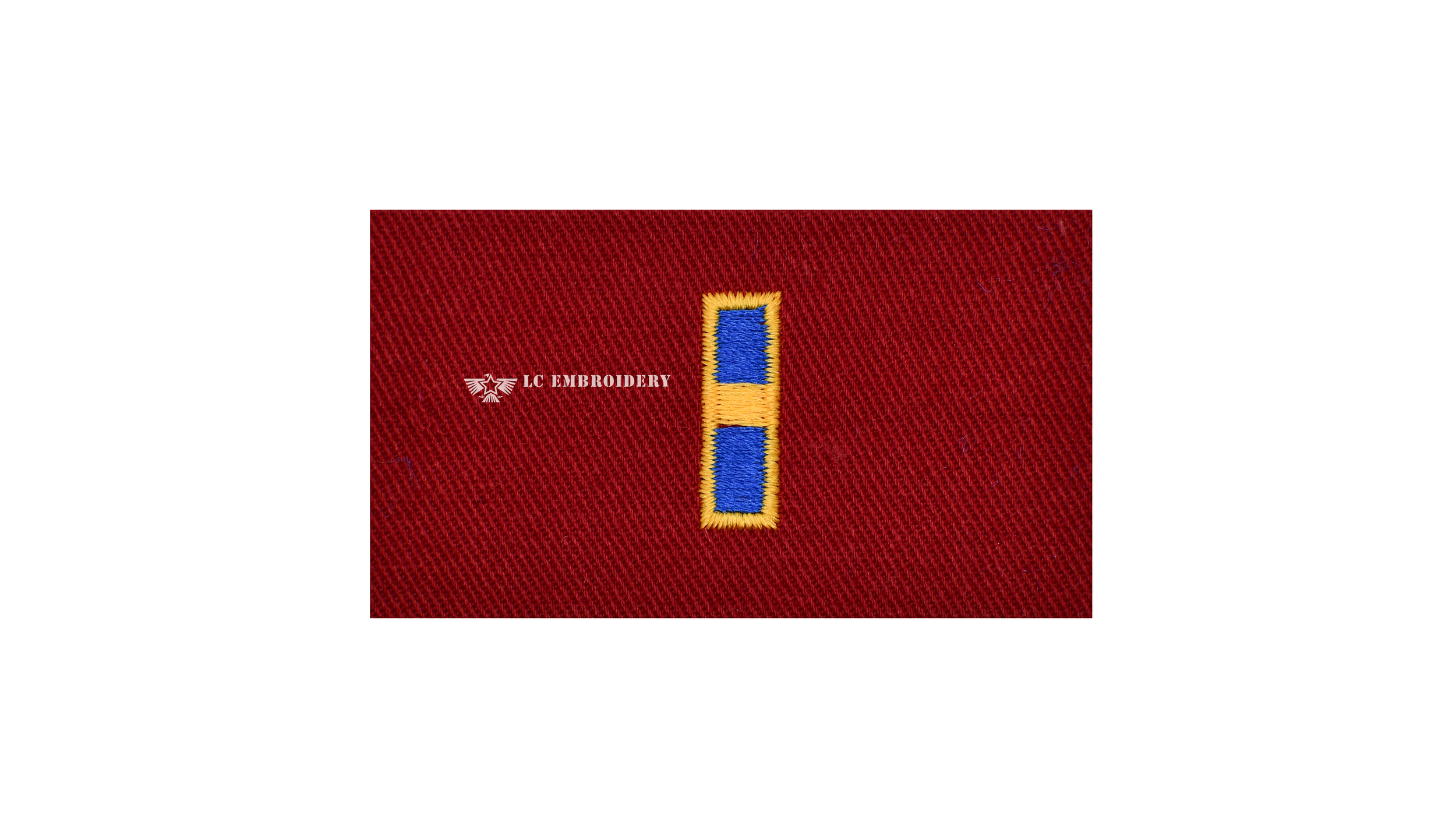 COVERALL COLLAR DEVICE RED: CHIEF WARRANT OFFICER- CWO1
