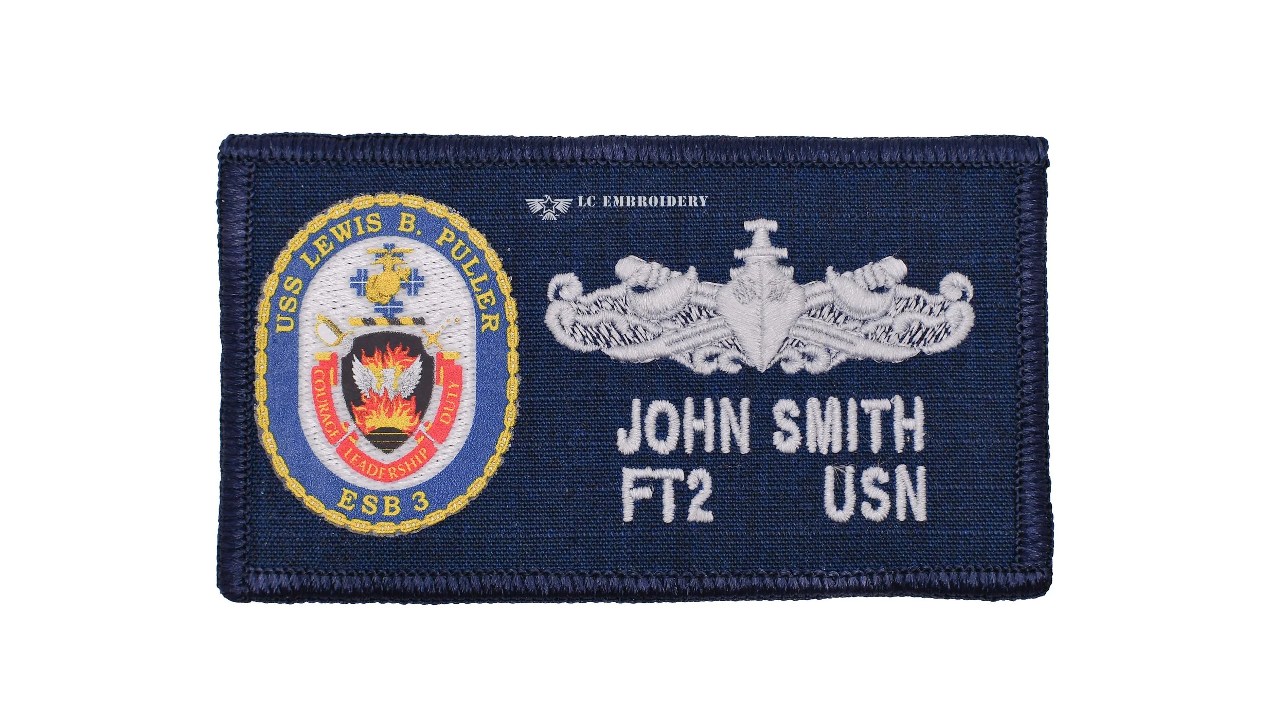 125.- USS LEWIS B. PULLER ESB 3 - 2POC E6 AND BELOW