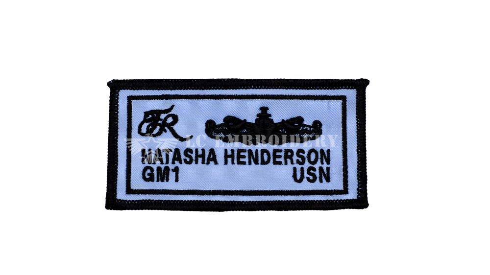 Custom Coverall Name Tag Patch: USS Theodore Roosevelt — LC