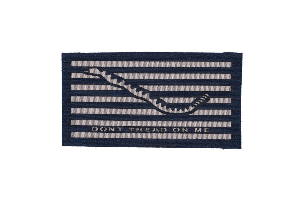 NAVY BLUE 2POC SHOULDER PATCH: DONT TREAD ON ME - LASER CUT (2 PIECE  ORGANIZATIONAL CLOTHING) — LC EMBROIDERY & CLEANERS