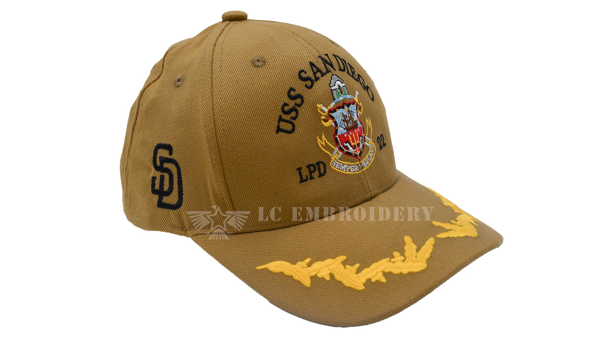 USS SAN DIEGO LPD 22 — LC EMBROIDERY & CLEANERS