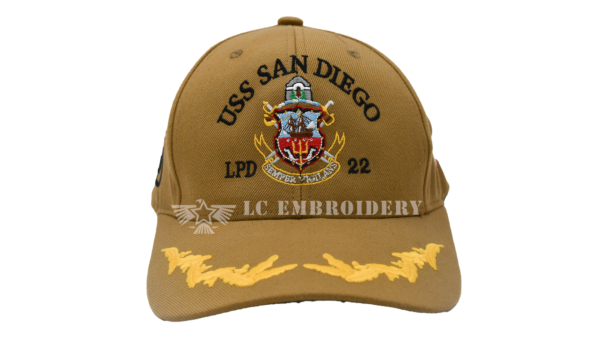 USS SAN DIEGO LPD 22 — LC EMBROIDERY & CLEANERS