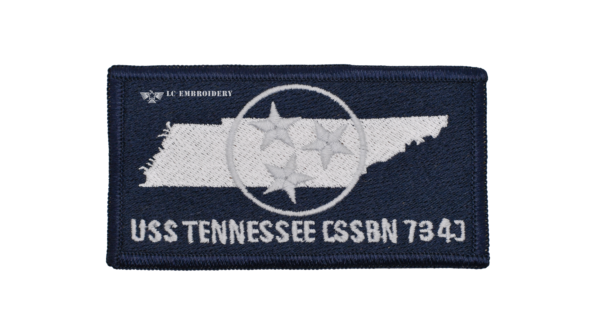 84.- USS TENNESSEE SSBN 734 - 2POC BLUE