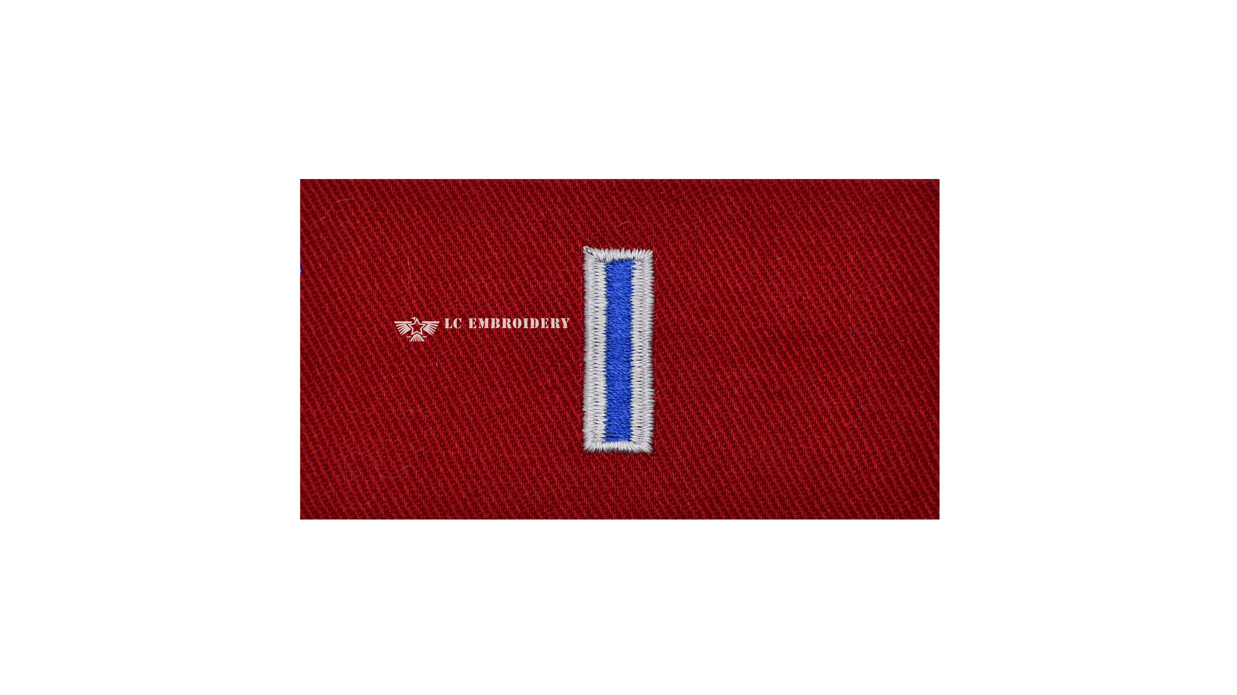 COVERALL COLLAR DEVICE RED: CHIEF WARRANT OFFICER- CWO5