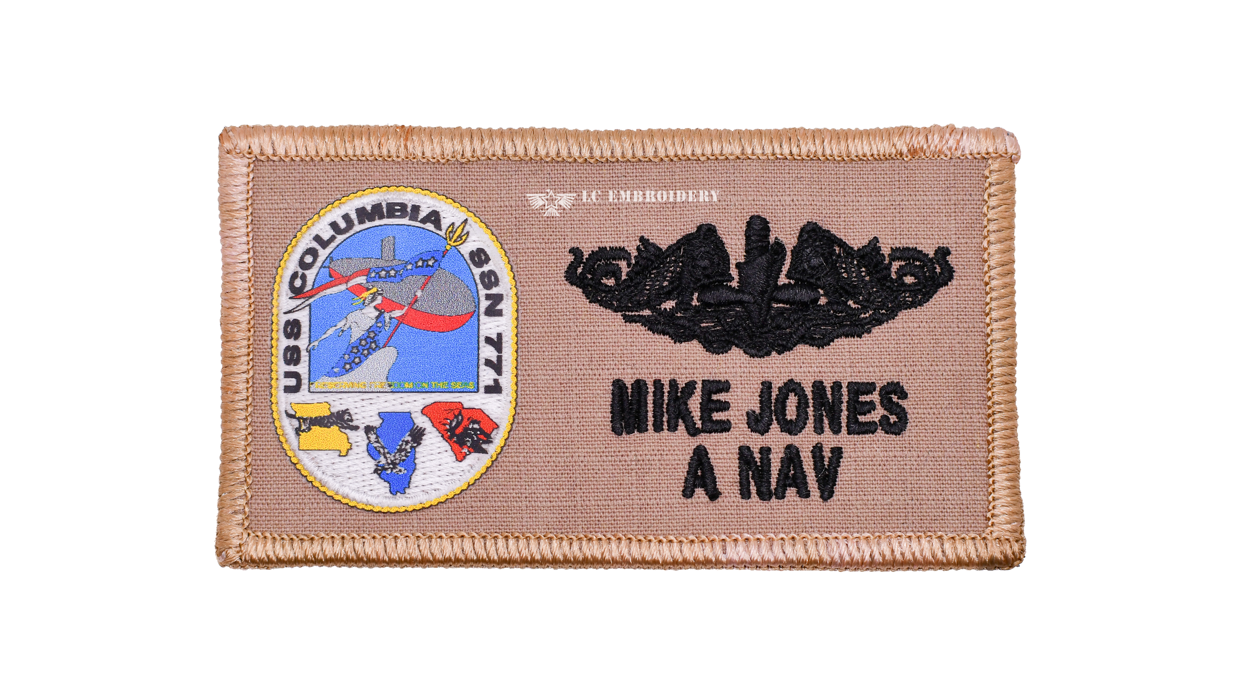 124.- USS COLUMBIA SSN 771 - 2POC E7 AND ABOVE