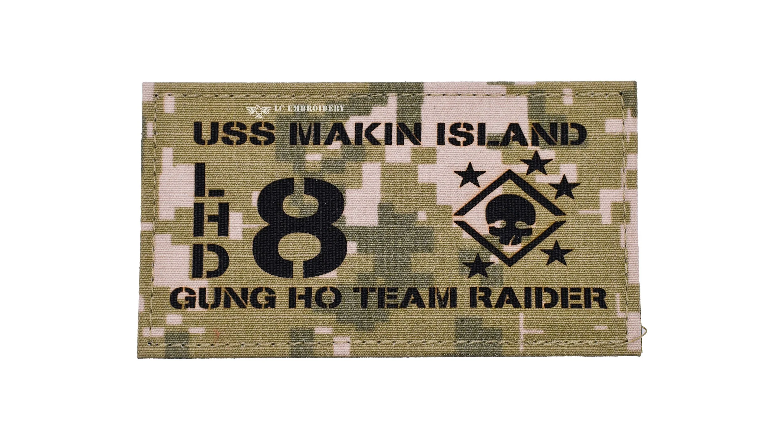 10.- USS MAKIN ISLAND- TYPE III LASER CUT