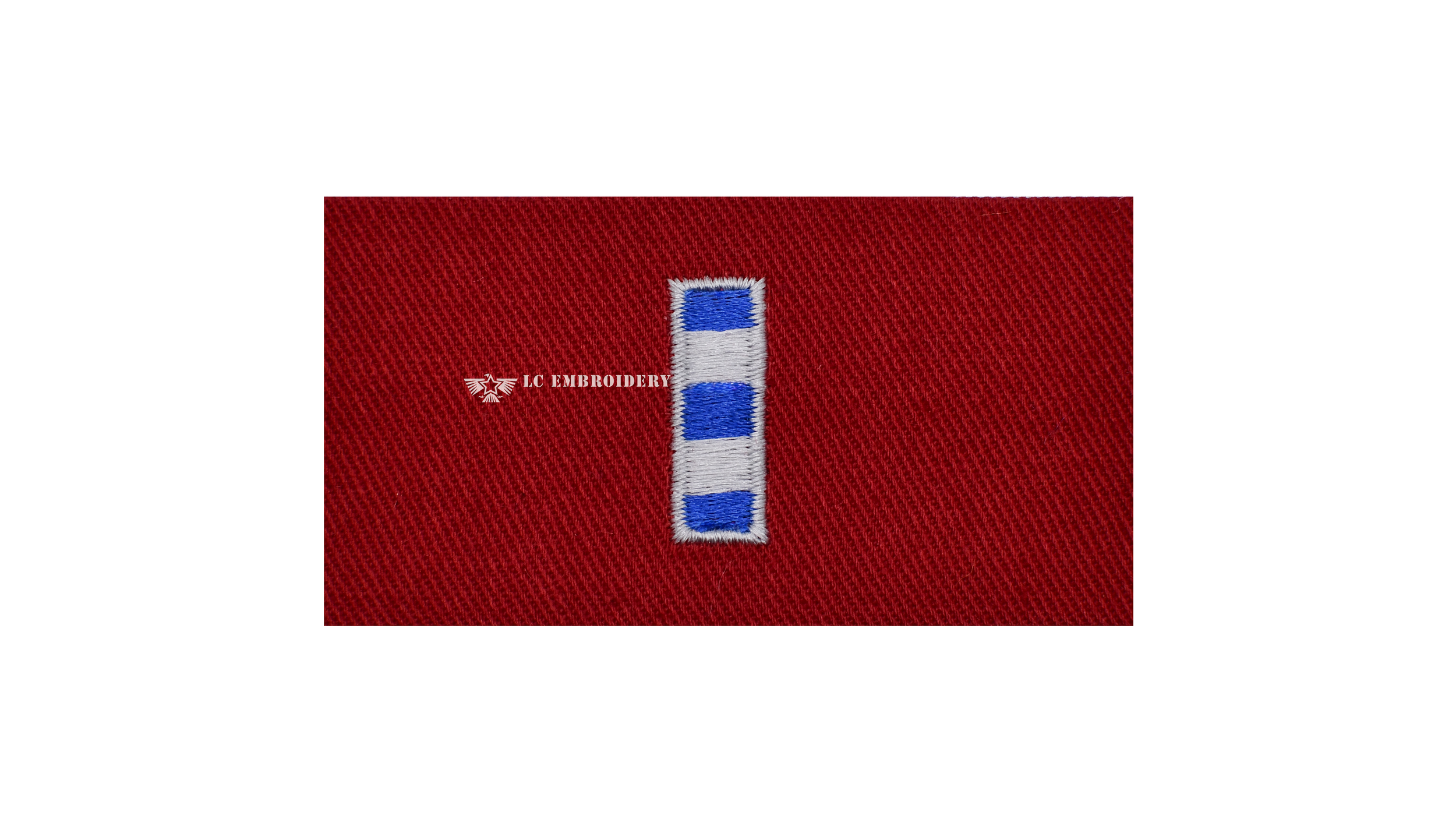 COVERALL COLLAR DEVICE RED: CHIEF WARRANT OFFICER- CWO4