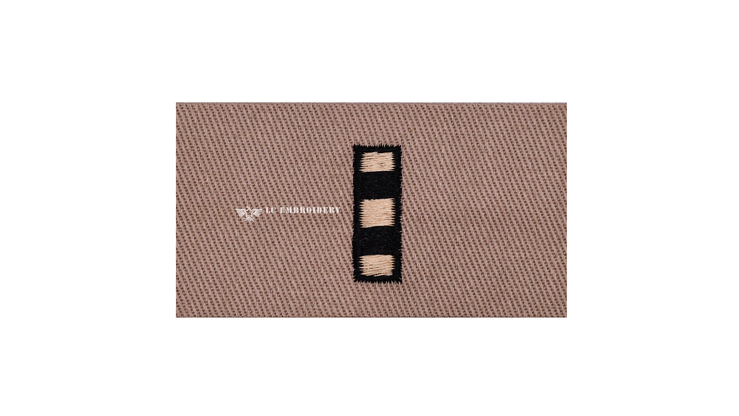 COVERALL COLLAR DEVICE KHAKI: CHIEF WARRANT OFFICER- CWO4