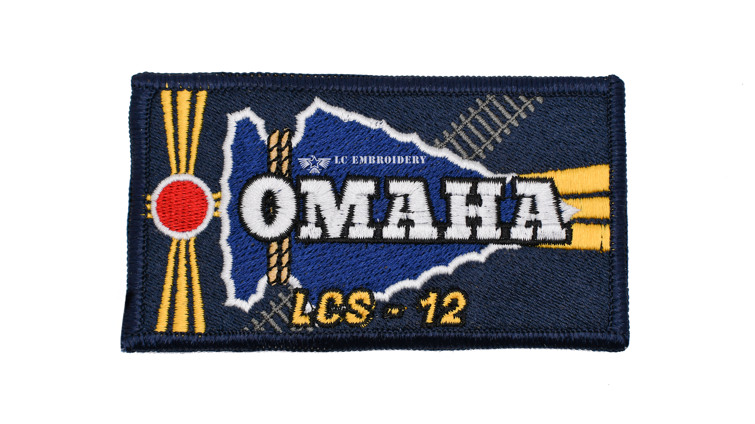 120.- USS OMAHA LCS 12- 2POC BLUE