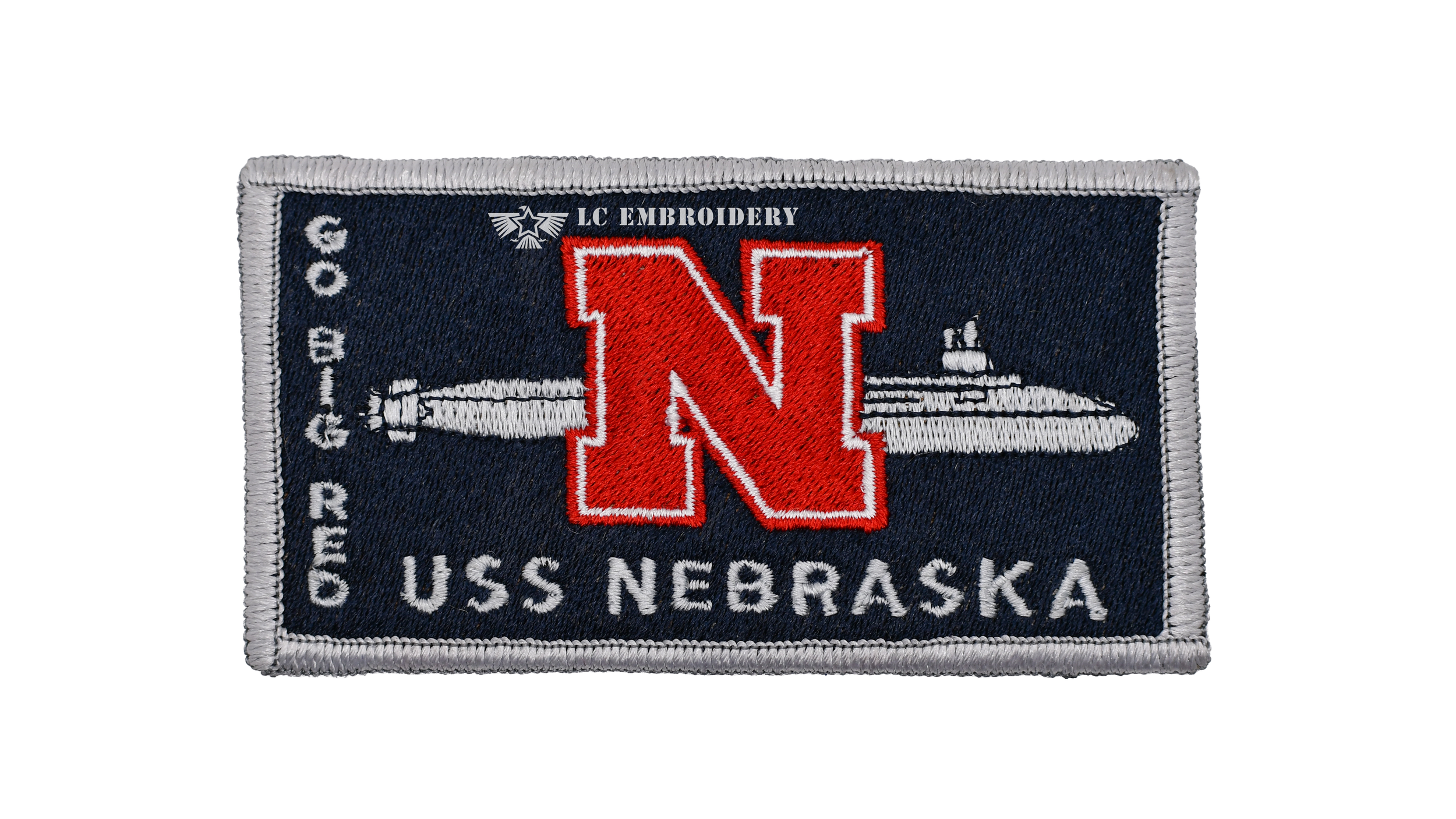 119.- USS NEBRASKA SSBN 739- 2POC BLUE