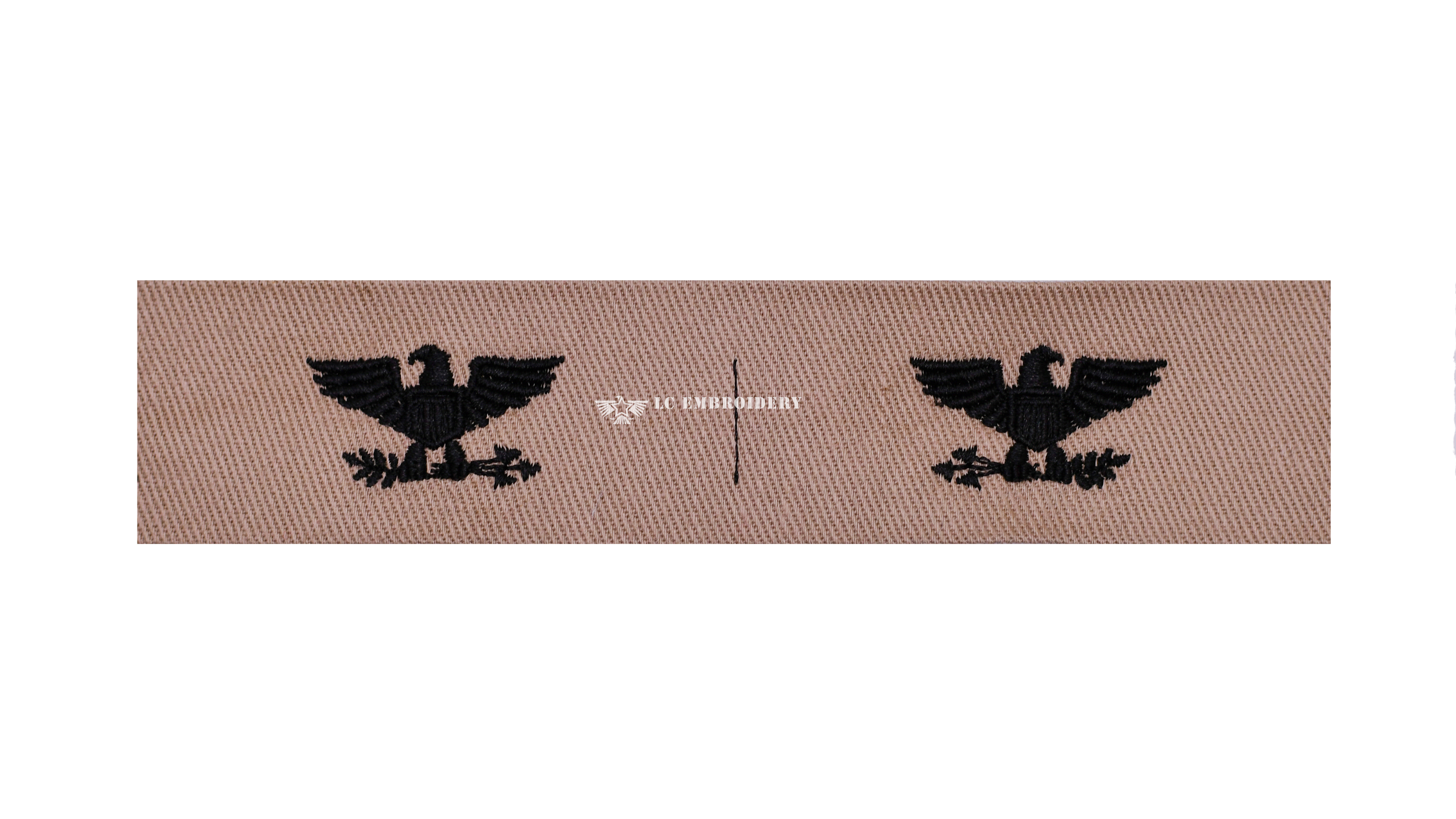 Coverall Collar Device Khaki: O-6 (CAPT)