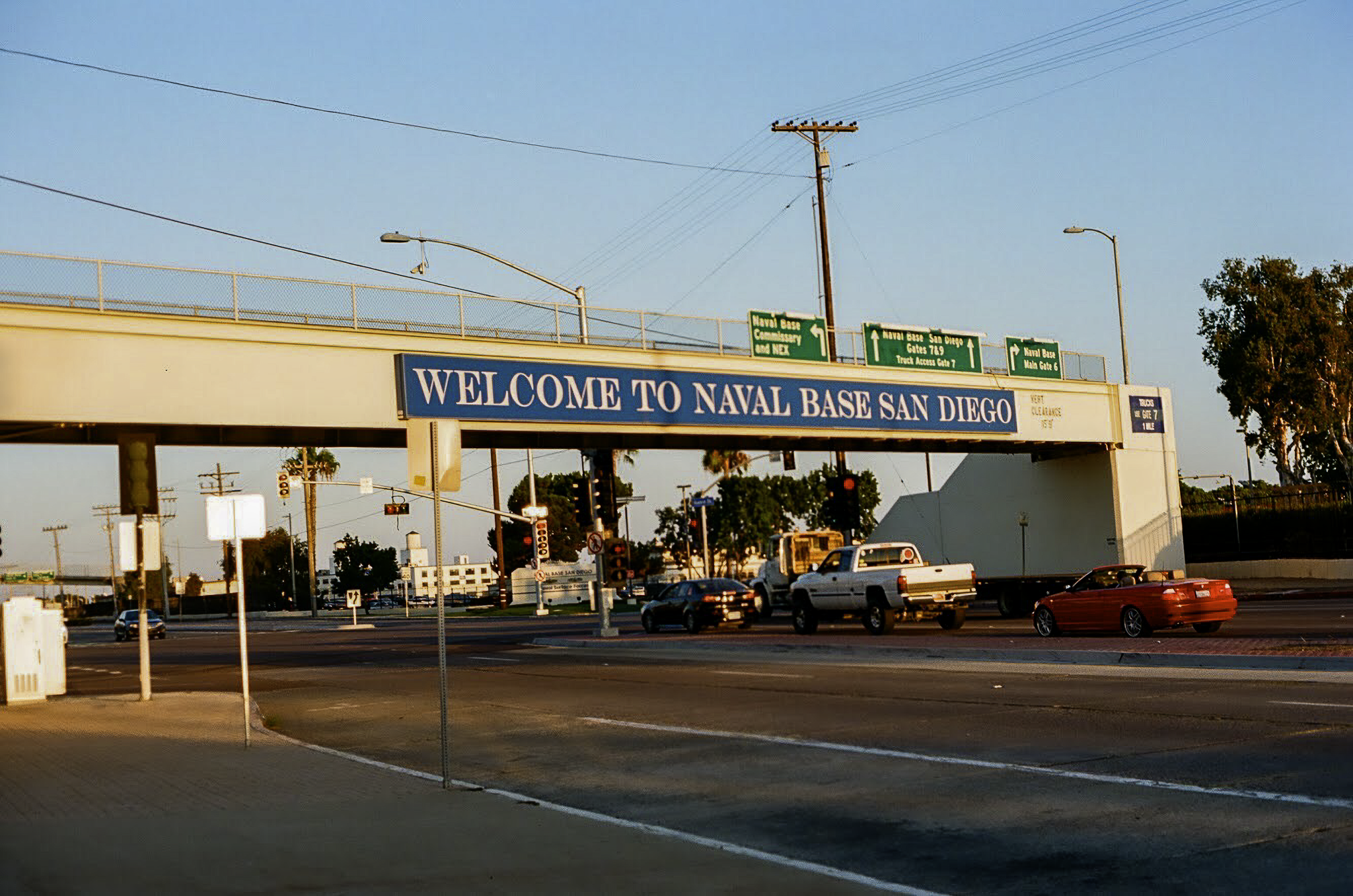 Welcome to Naval Base San Diego Bridge