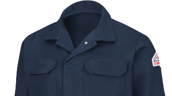 MEDIUM Navy Blue Bulwark Coverall (Coverall Only)