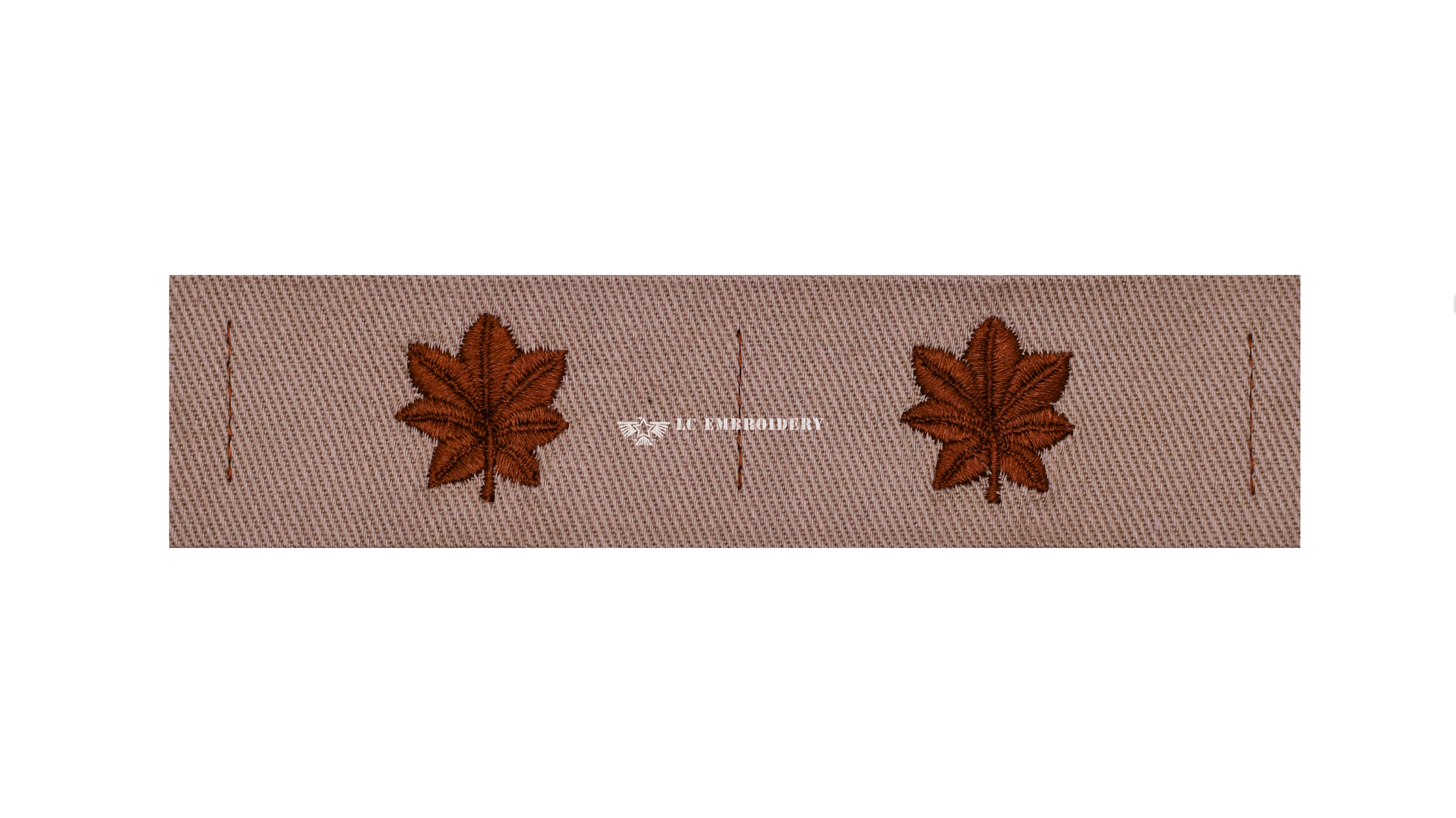 Coverall Collar Device Khaki: O-4 (LCDR)