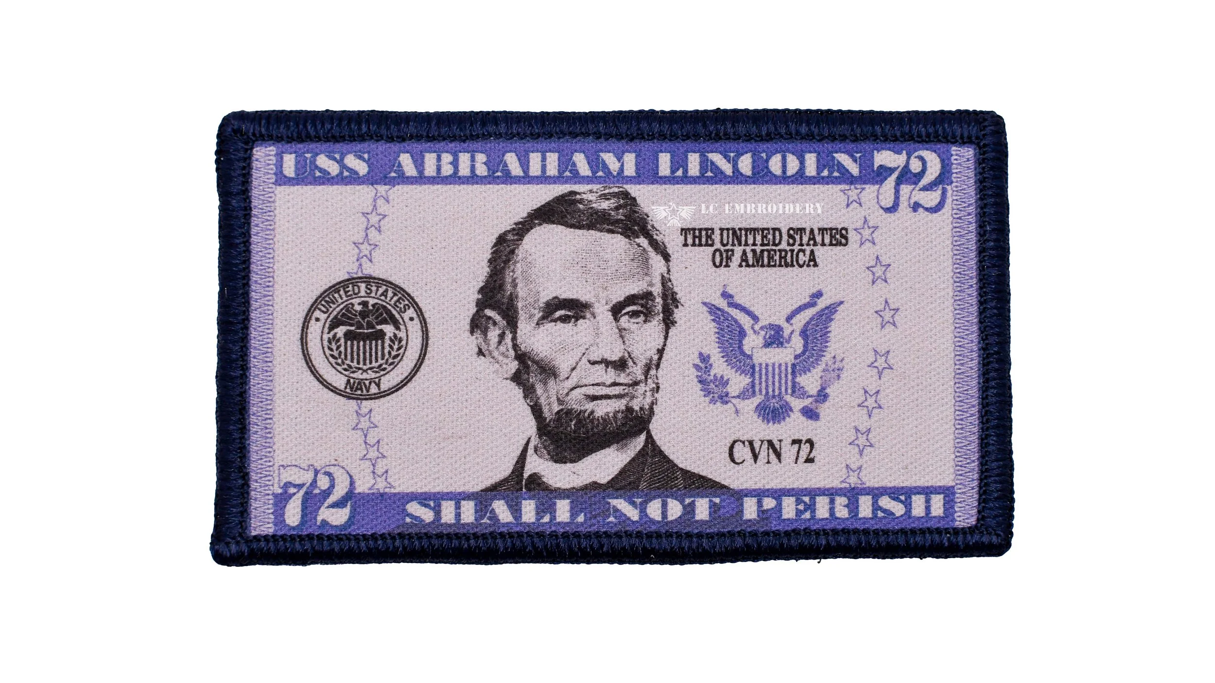 136.- USS ABRAHAM LINCOLN - 2POC NAVY BLUE