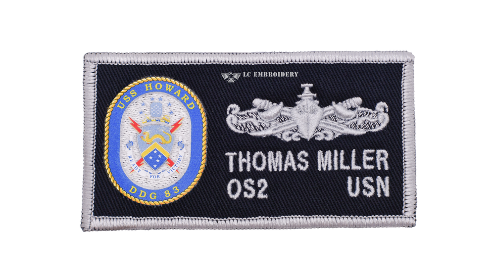 37.- USS HOWARD DDG 83- E6 AND BELOW — LC EMBROIDERY & CLEANERS