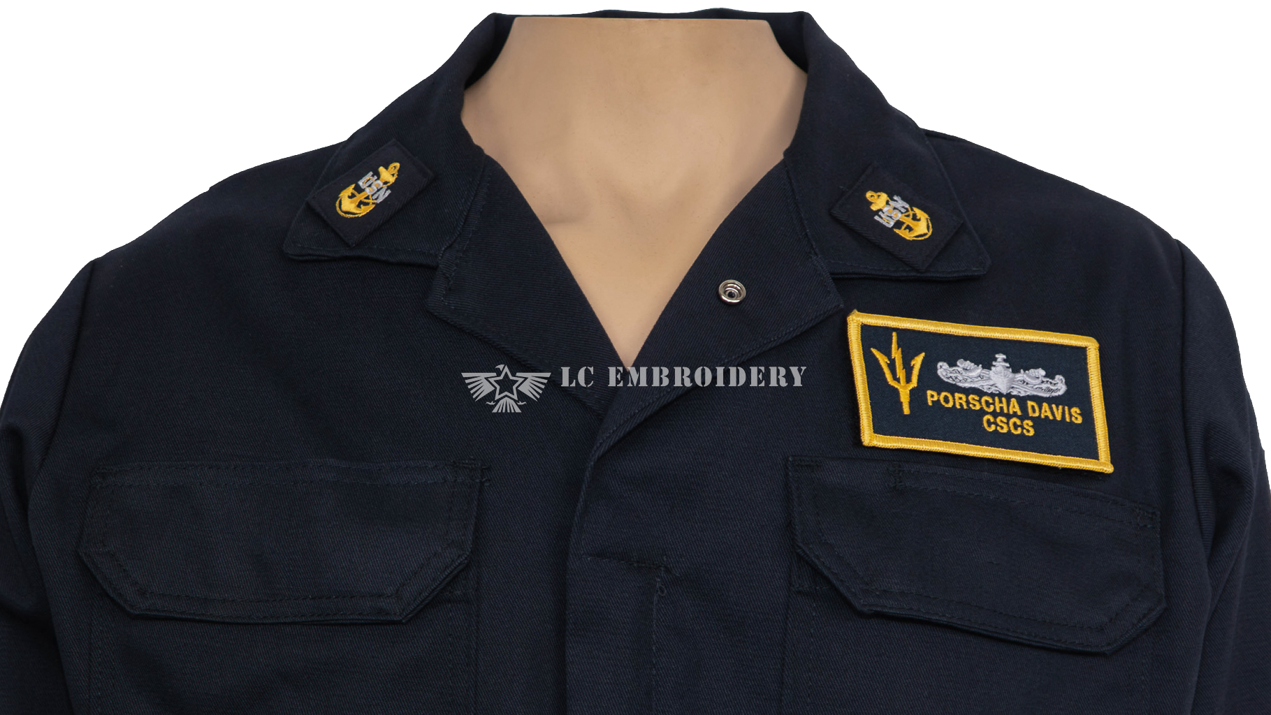 XX-Large Navy Blue Bulwark Coverall and 2 x 4 Velcro