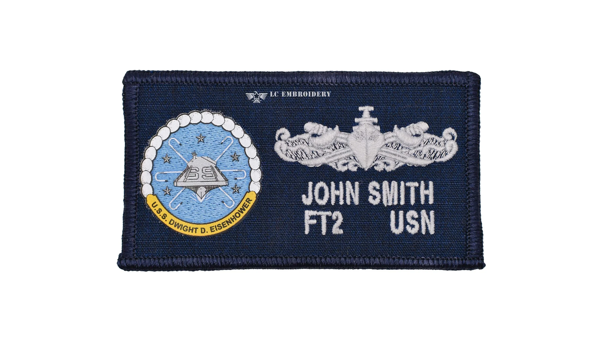 127.- USS DWIGHT D. EISENHOWER CVN 69  - 2POC E6 AND BELOW