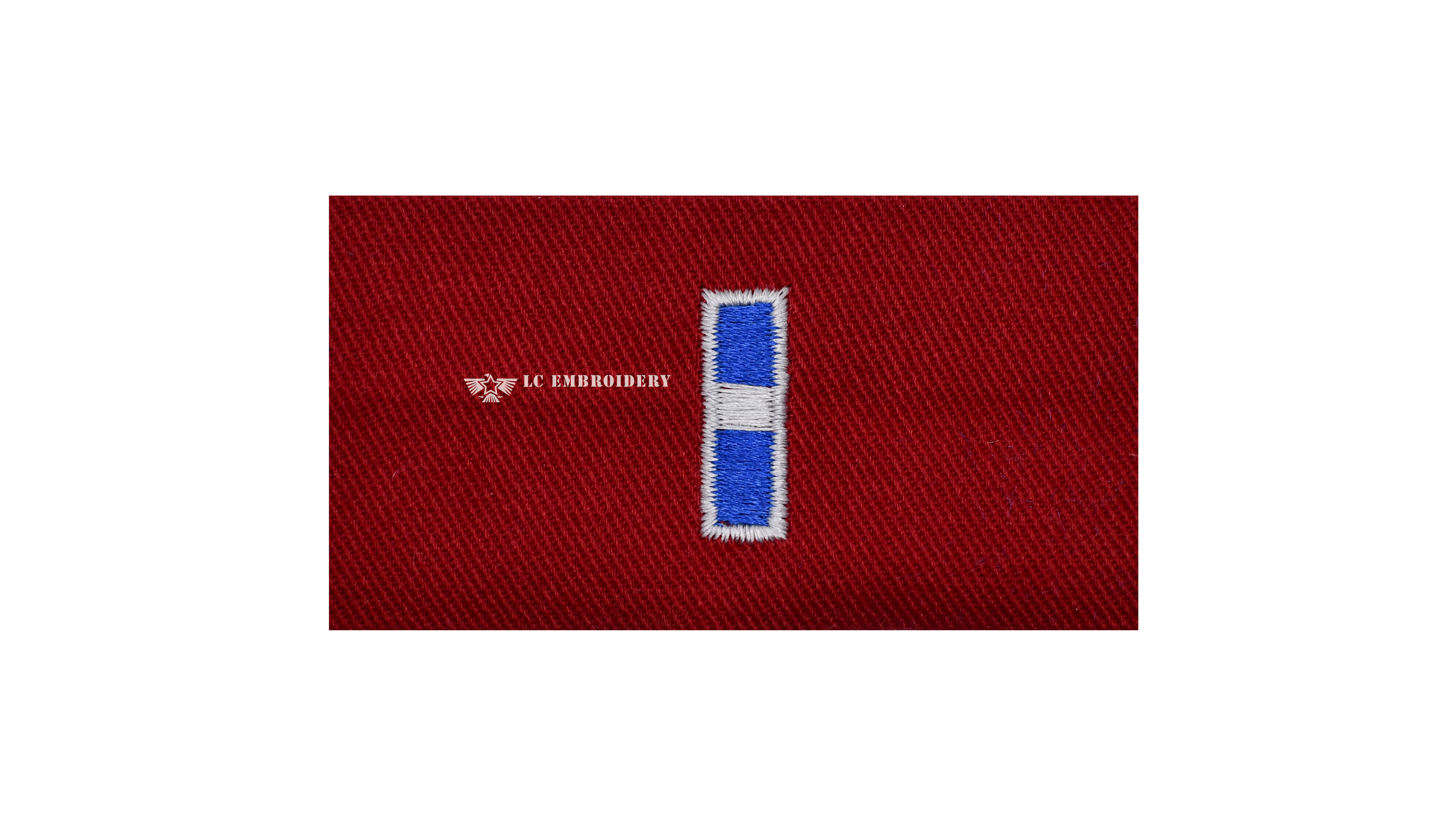 COVERALL COLLAR DEVICE RED: CHIEF WARRANT OFFICER- CWO3