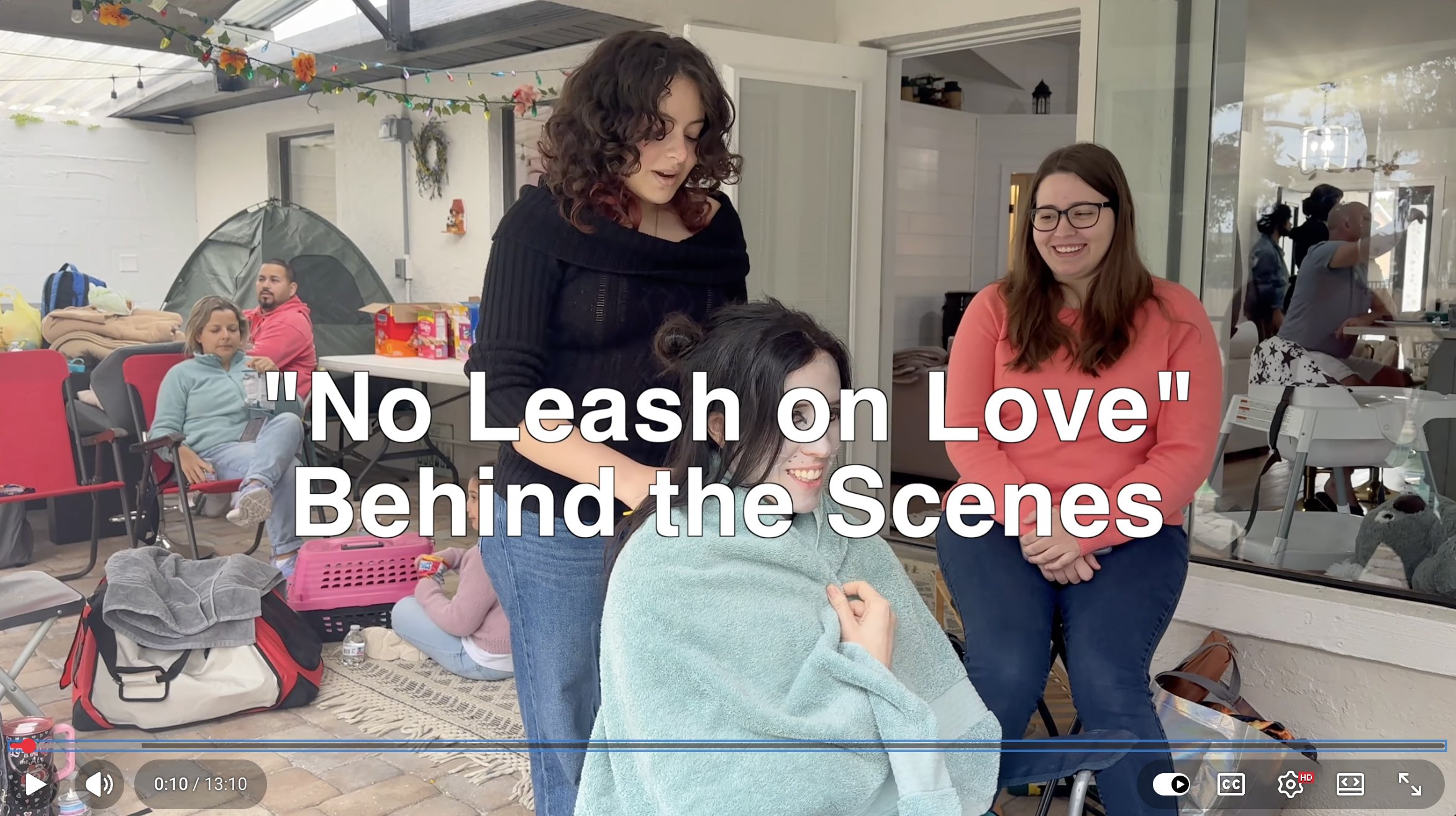 "No Leash on Love" Behind the Scenes