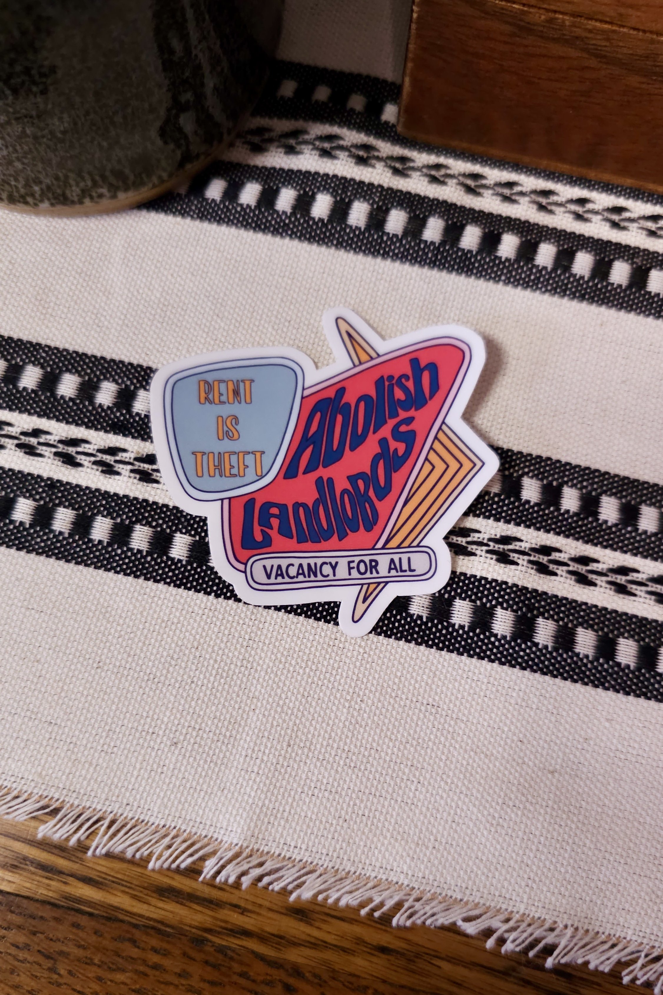 Abolish Landlords Sticker