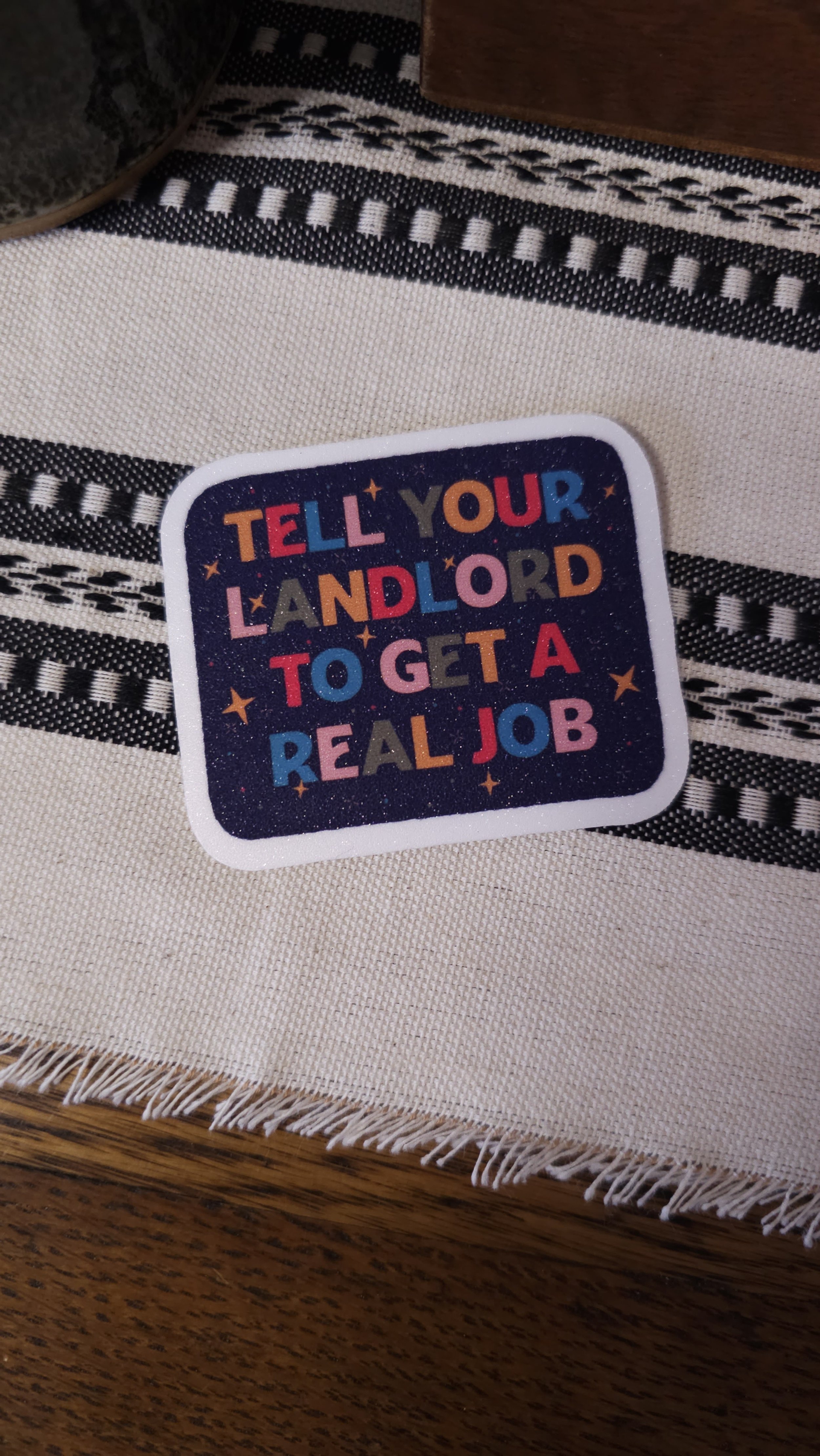 Real Job Sticker
