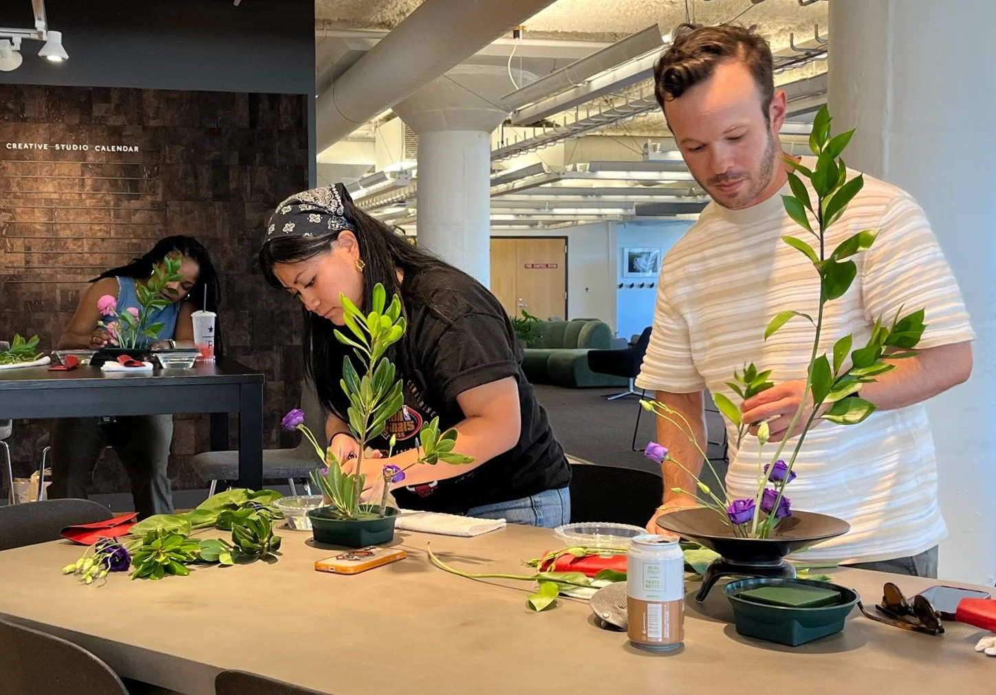 Starbucks Headquarters Creative Team Ikebana Workshop