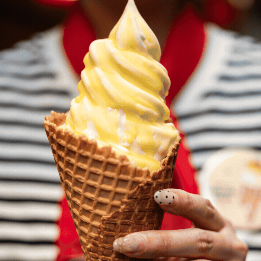 Brisbane’s Viral Butter-Dipped Soft Serve Has Arrived at Harajuku Gyoza Albert Lane
