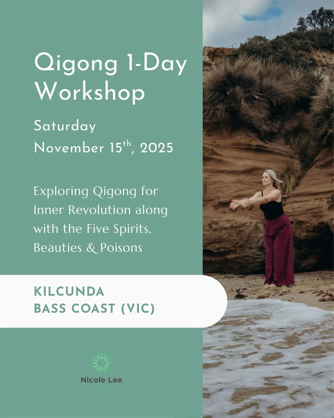 Qigong for Inner Revolution + The Five Spirits, Thieves, Poisons &amp; Beauties 🪷

This will be my final in-person workshop for 2025 &mdash; a chance to dive deep and learn a short-form Shen Gong practice to support and serve you over the festive se