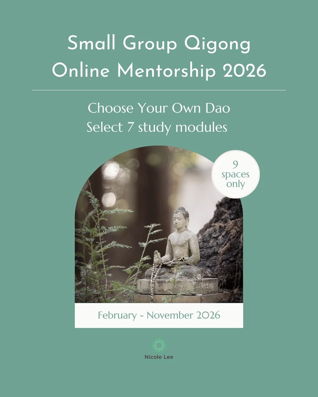 Choose Your Own Dao &mdash; 2026 Small Group Mentorship ✨

For those who prefer to carve their own path rather than follow a set one. This mentorship offers a flexible, guided structure where you can choose the modules that speak most directly to you