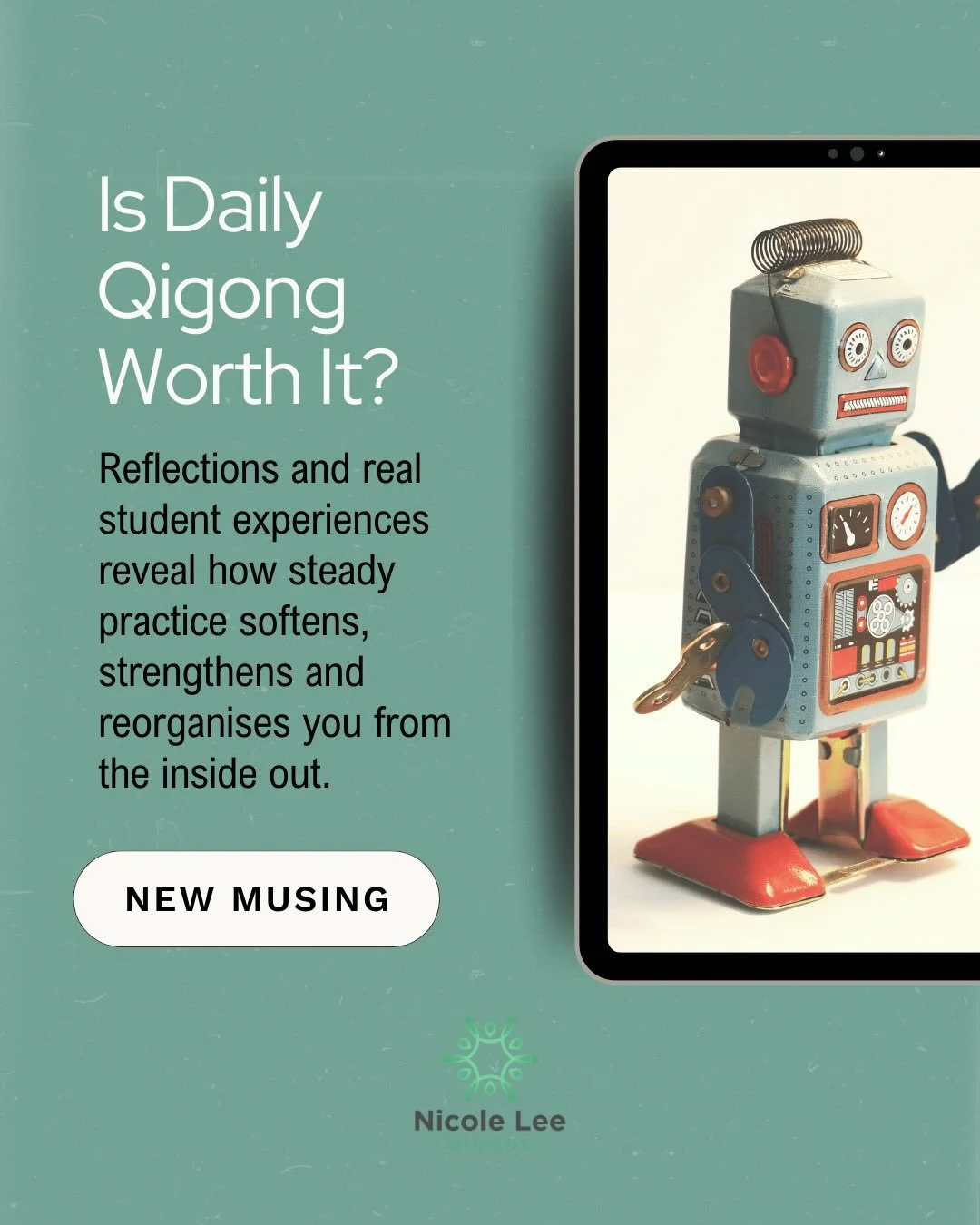 Is daily Qigong worth it?

I asked some of my regular students what has actually shifted for them through steady practice &mdash; and their answers were honest, surprising and moving.

I&rsquo;ve woven their reflections into a new blog: Is Daily Qigo