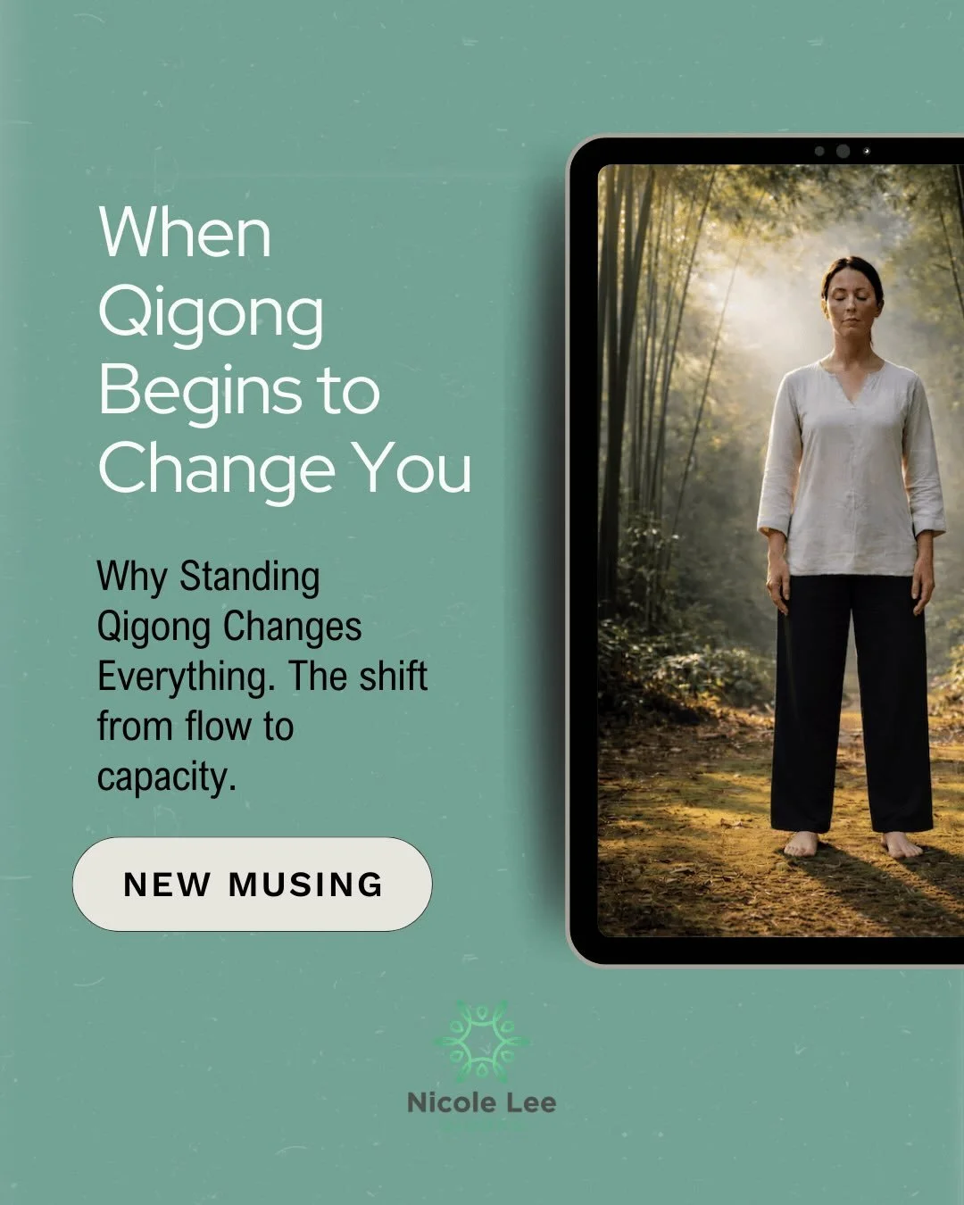 Over time, Qigong practice changes.

Students are often drawn to the gentle, mindful movement. They learn form. They feel better. And that&rsquo;s often why they return.

But if one stays with steady, consistent practice &mdash; something shifts.

Le