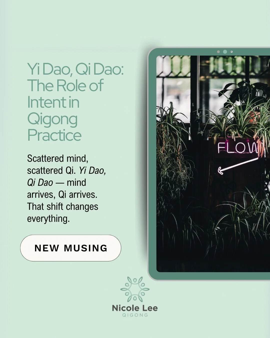 Over the past few days of teaching, I kept returning to this:
Yi Dao, Qi Dao.

Mind arrives, Qi arrives.

A core principle, often misunderstood.

The difference between movement&hellip; and true energy skill.

If you&rsquo;d like to explore this more