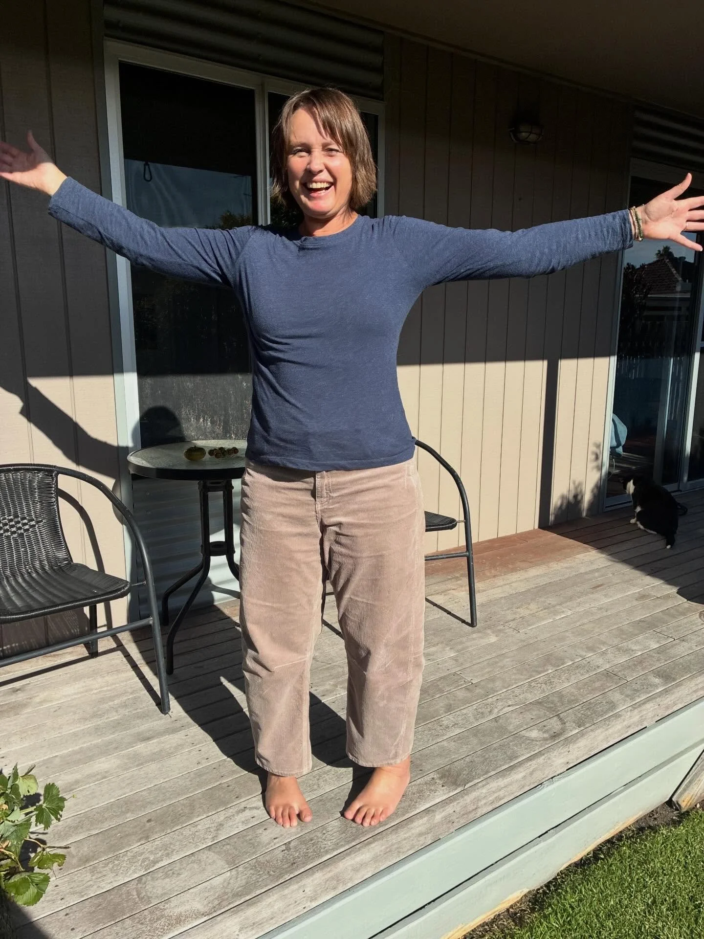 How it feels in Autumn sunshine, with a next phase glow up and the softness of organic cotton on the skin 💗