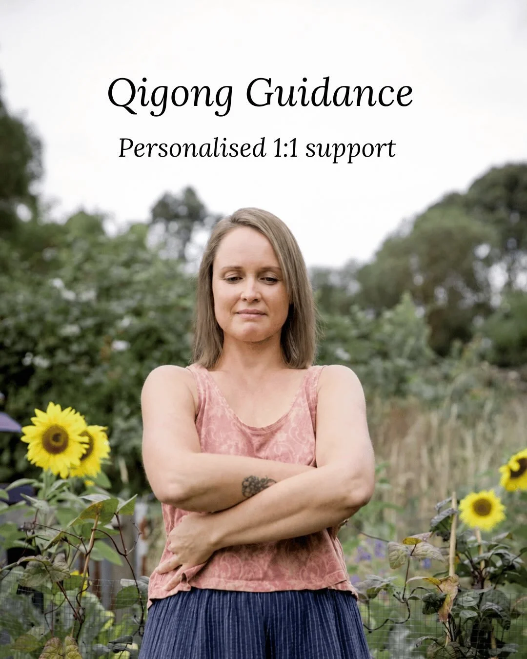Not every season calls for a group program, self-paced learning or simply trying to work things out alone.

Sometimes what&rsquo;s needed is personalised guidance.

Qigong Guidance is a private 1:1 offering for those moving through seasons of stress,