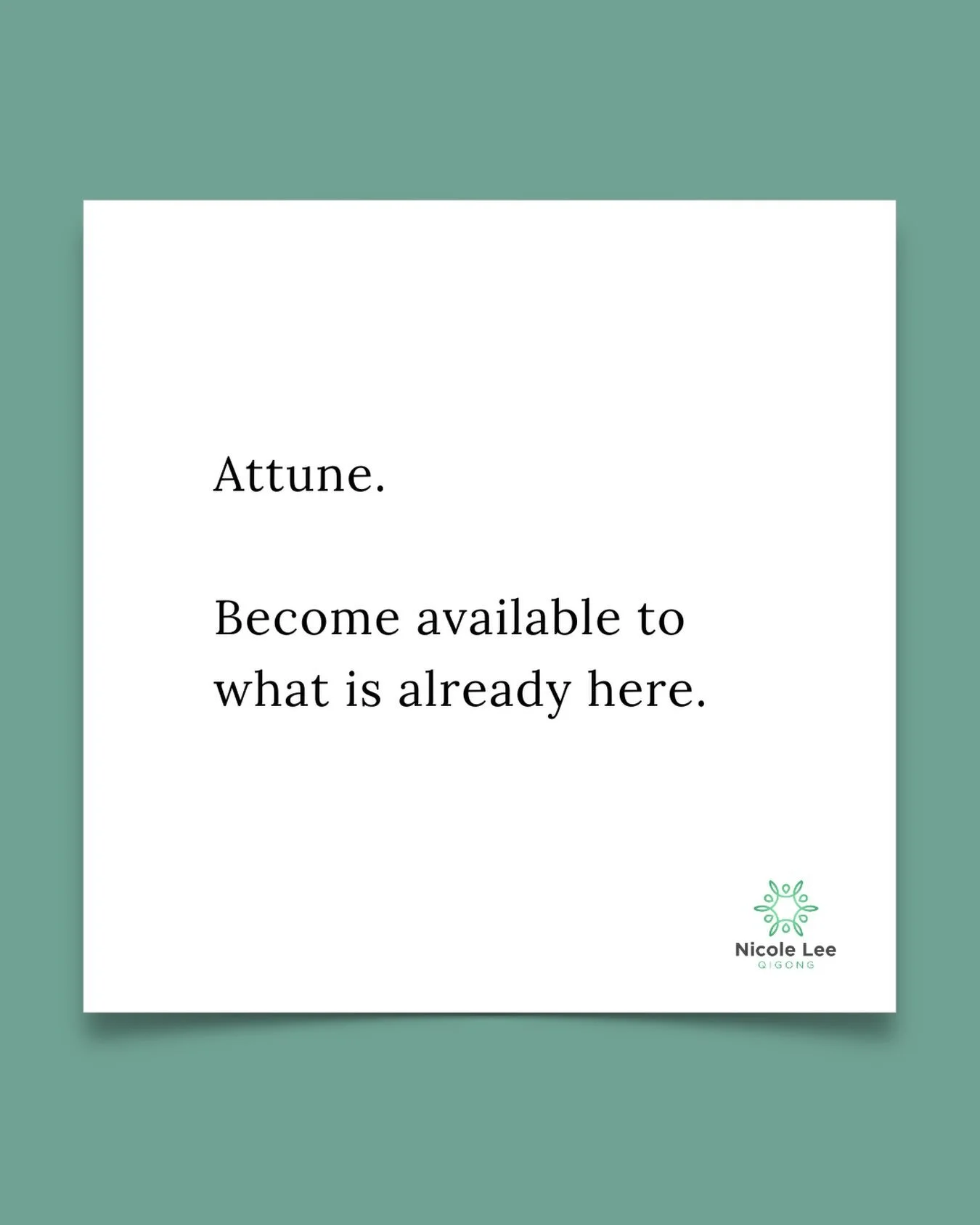 So much of practice can become a search for something. A particular sensation. A feeling of Qi. A deeper understanding. Some indication that we&rsquo;re progressing.

What if practice isn&rsquo;t asking us to create an experience at all?

What if it 