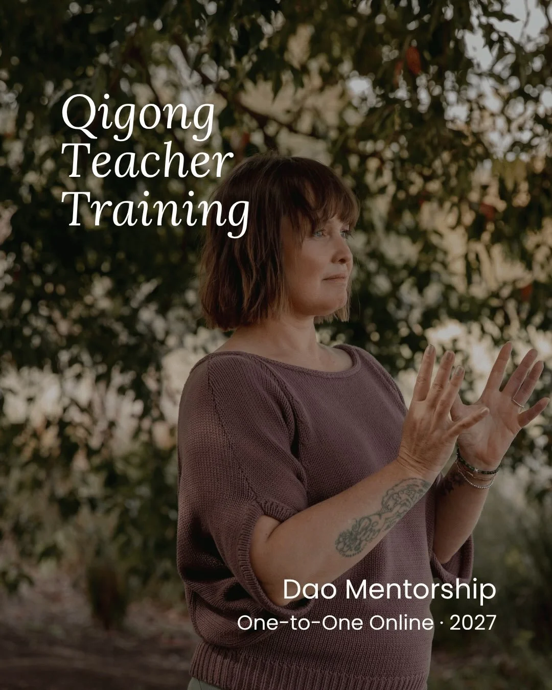 Qigong Teacher Training | 2027

Learning to teach Qigong involves more than learning forms, understanding principles and guiding others through gentle movement.

It requires a relationship with the practice itself.

A regular practice provides the fo
