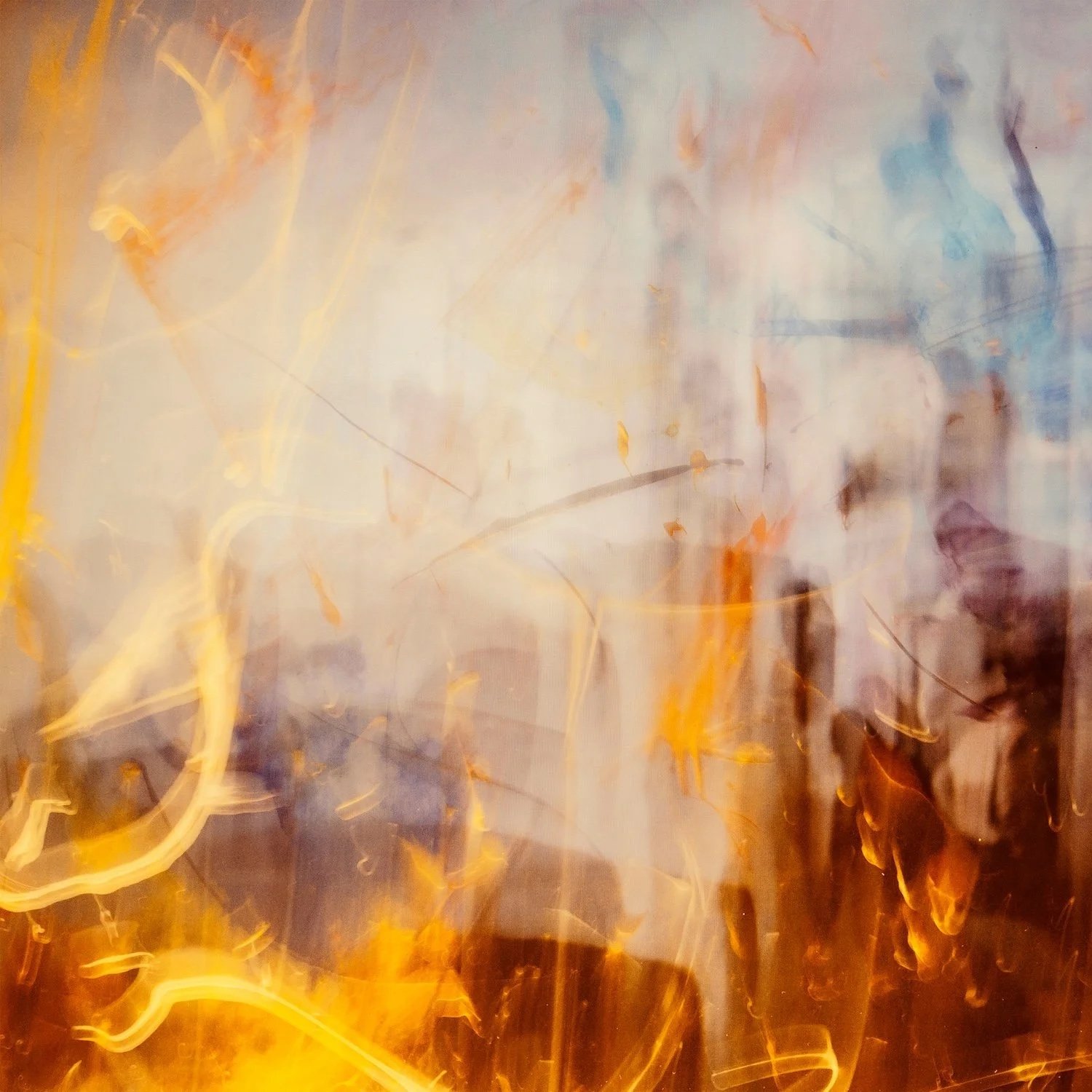 Abstract artists image of fire