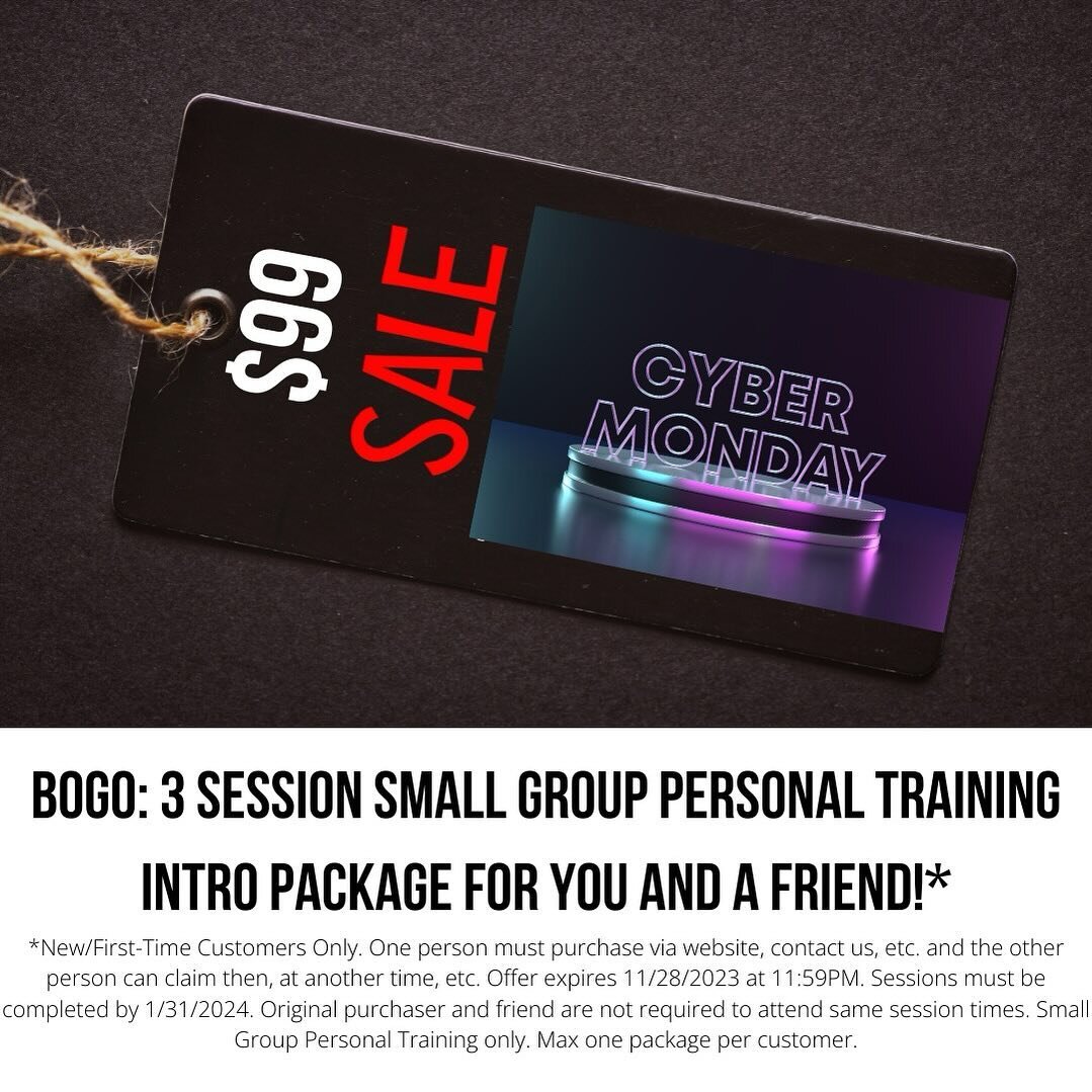 🔥*CYBER MONDAY OFFER*🔥

We&rsquo;ve already had a few people take advantage of this offer for Black Friday and we&rsquo;ve now extended it for cyber Monday (and Tuesday)! 😊 Come experience the Move Bloomington difference when it comes to strength 