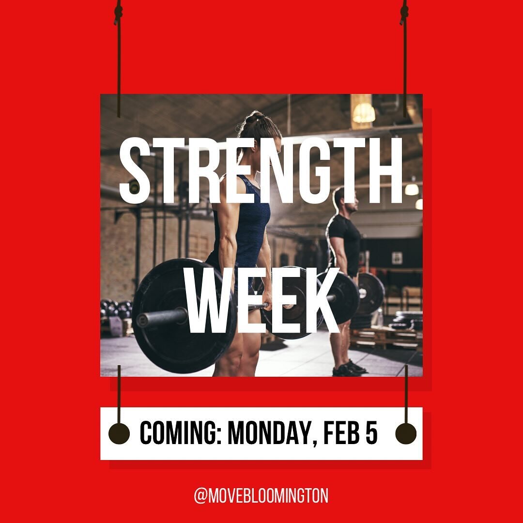 Our next &ldquo;Strength Week&rdquo; is upon us - a week where the workouts are designed to help us better understand what weights are best for you for a variety of different exercises.

As a facility that prides itself for having no mirrors or scale