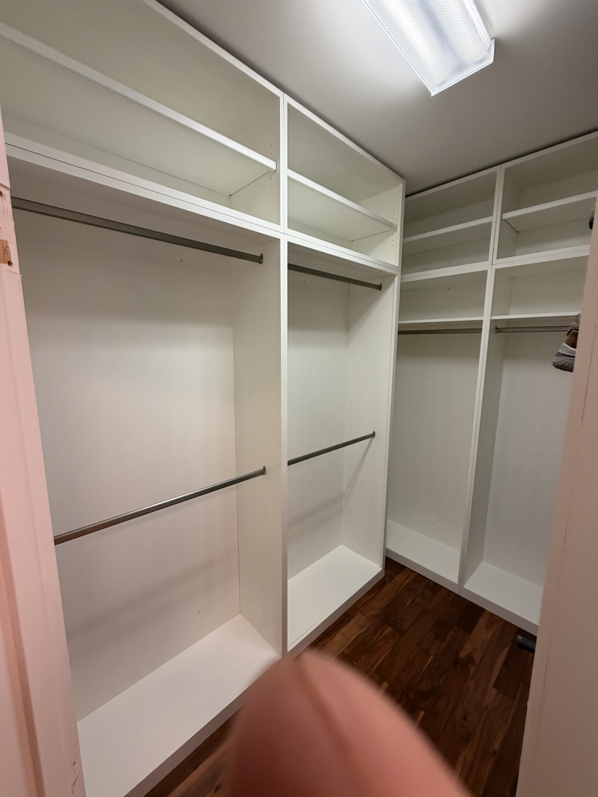 a simple yet effective closet build to replace wire shelving. 