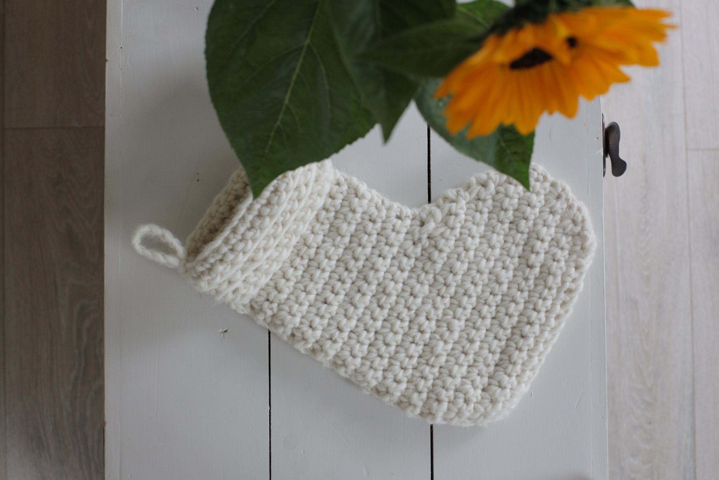Crochet Christmas Stocking - Beginner