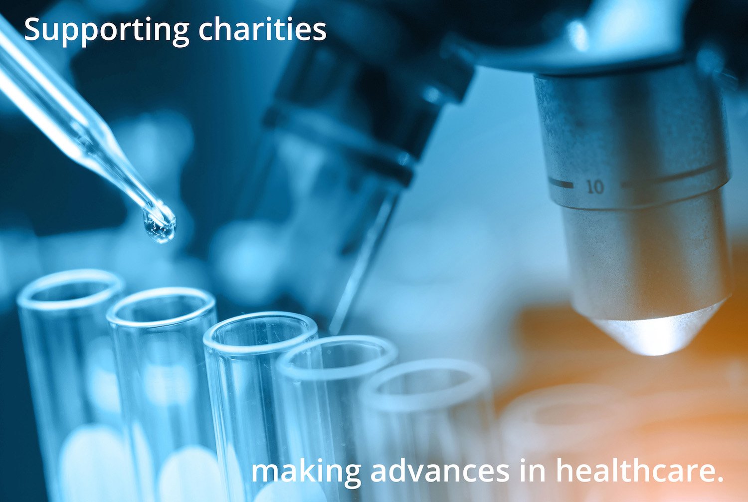 Supporting charities making advances in healthcare