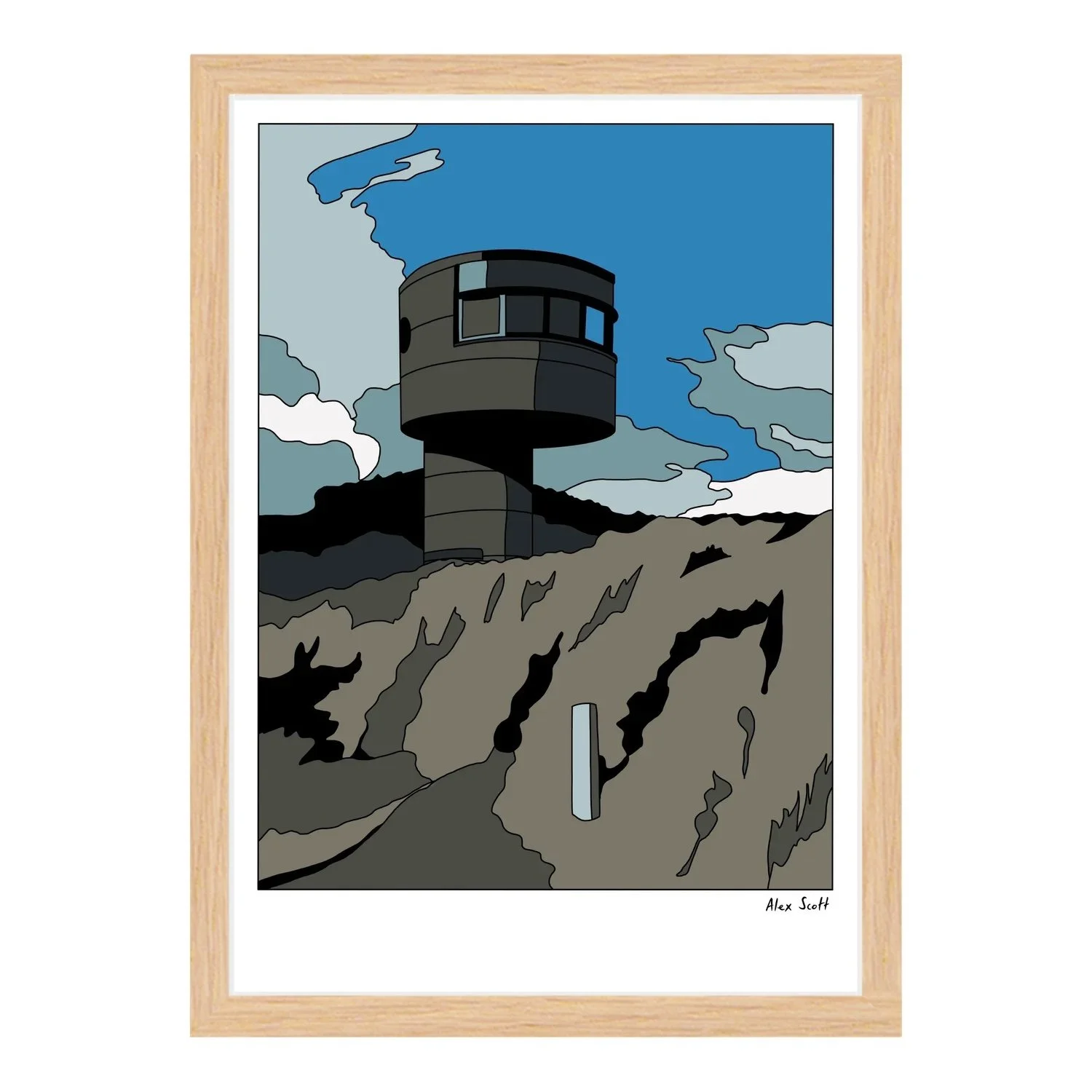North_Piha_watchtower-NATURAL FRAME.jpg