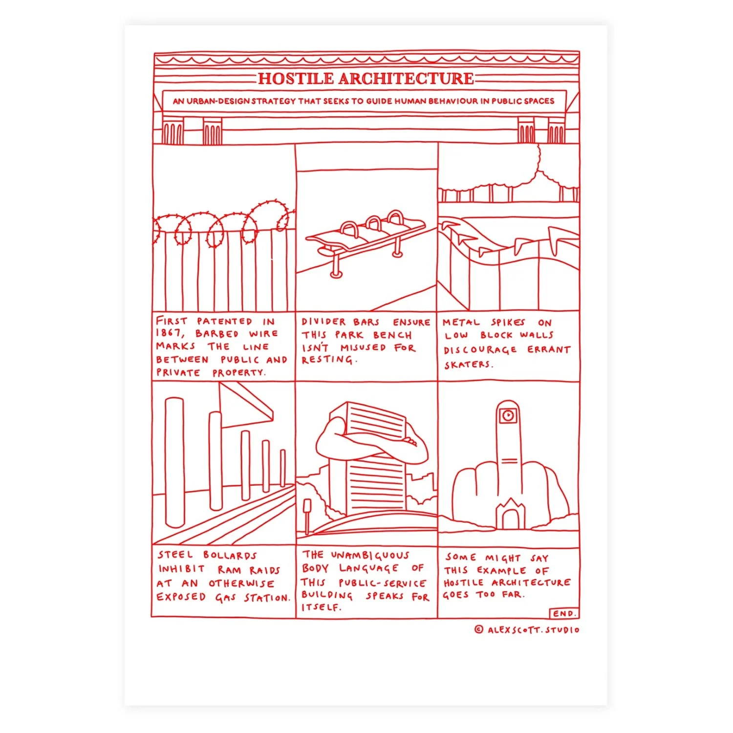 Hostile Architecture (print)
