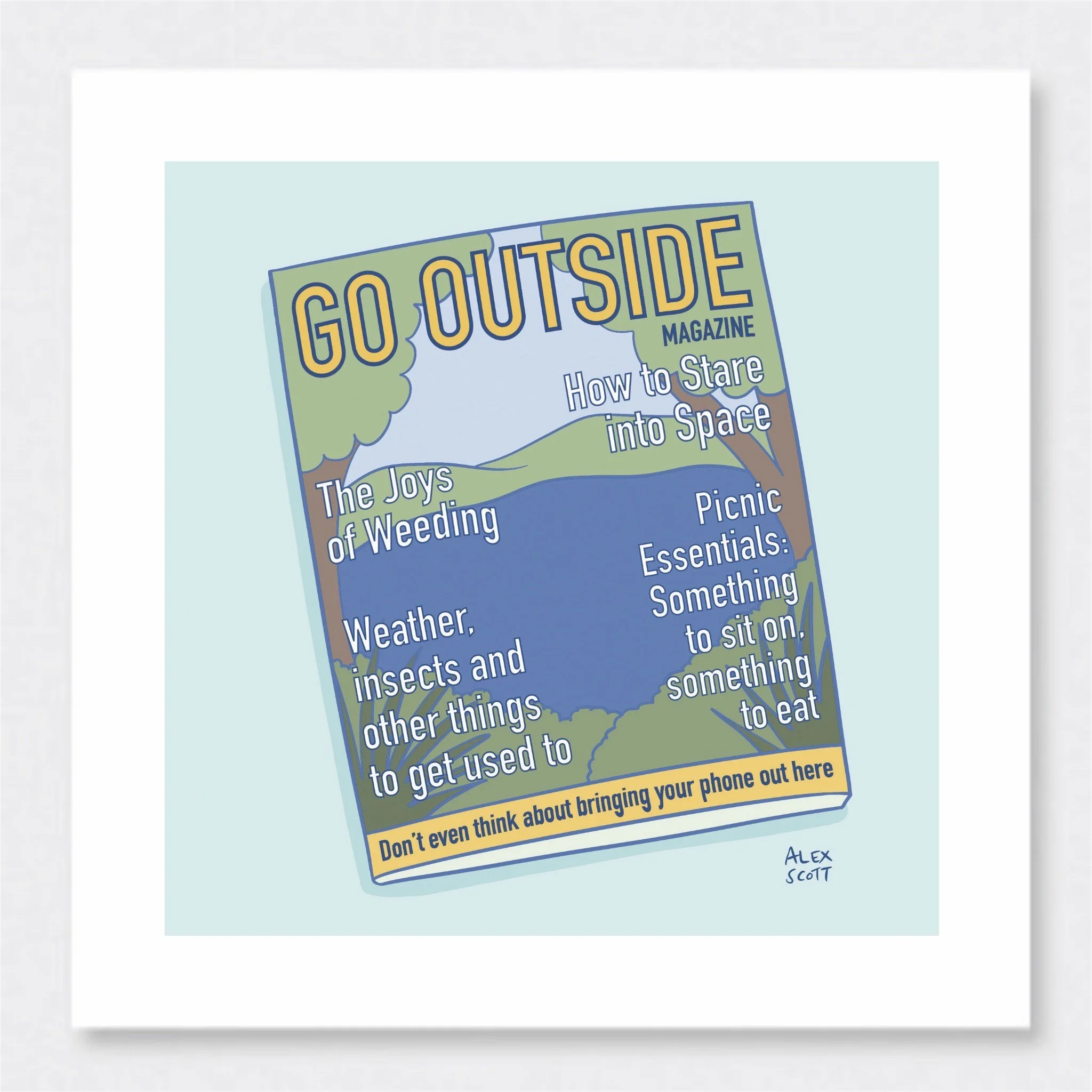 Go Outside Magazine (open-edition print)