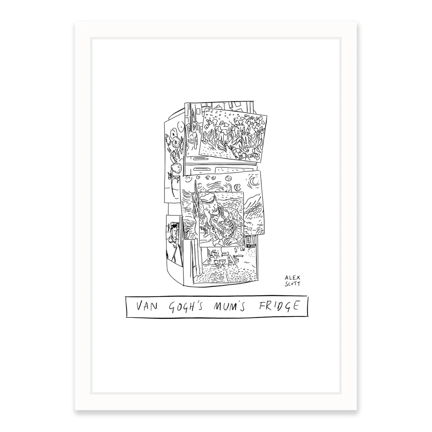 Van Gogh-white frame.JPG